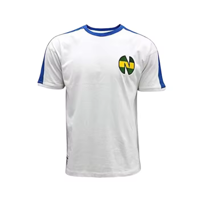 Camiseta Newteam Oliver Atom Blanco Azul Oliver Atom Manga corta Blanca Algodón 100% Oliver y Benji Campeones hacia el mundial Super Campeones Capitan Tsubasa FC Nankatsu para coleccionistas y fanáticos de la serie - 1