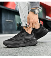 Zapatos De Correr Para Hombre Ligeros Cómodos Transpirables Moda Absorbentes De Choque Suela EVA Talla True Ankle above Microfibra Algodón Encierre De Pieza - details 16