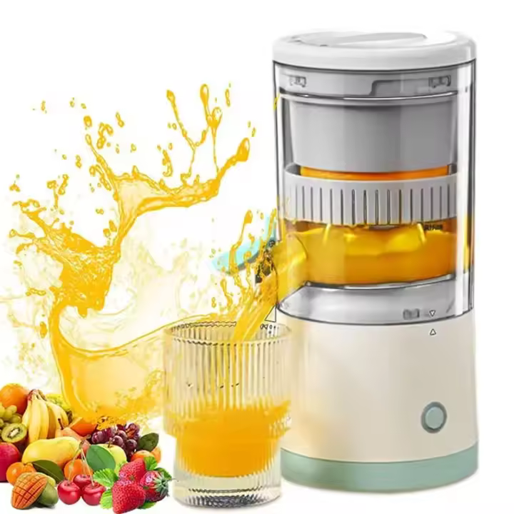 Exprimidor de naranja portátil USB, máquina de jugo multifuncional recargable para el hogar, Mini exprimidor de taza, exprimidores eléctricos inalámbricos, 45W, Automático, - 1