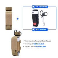 Bolsa De Almacenamiento MOLLE De Nylon Para Torniquete Y Cuchillas De Trauma EMT Holster De Lámpara De Mano Bolsa De Cinturón EDC - details 12
