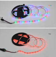 Tira De LED 12V 5m RGB 2835SMD Luz Blanco Rojo Azul Verde Con Adhesivo Trama Lámpara De Color Con Fondo Adhesivo Para El Hogar - details 5