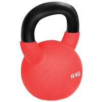 HOMCOM Pesa Rusa de Hierro Fundido Kettlebell con Revestimiento de Neopreno y Mango Ancho Mancuernas de Bola para Entrenamiento de Fuerza en Gimnasio Casa - details 0