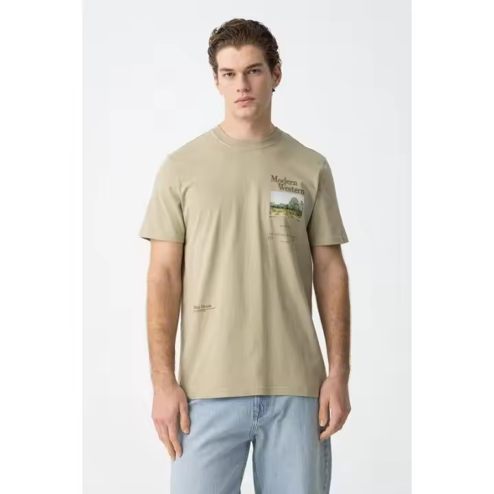 Camisetas Hombre Marcas Ropa Tiffosi Tiffosi hombre REBAJAS Y OUTLET REBAJAS Y OUTLET HOMBRE OUTLET Camisetas, polos y camisas  Camiseta manga corta -Tiffosi- Xen verde - 1