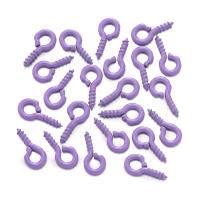 100pcs De Ojales Pequeños Y Coloridos Para Joyería Suministros De Hebeleras Y Cerraduras De Hilo Metálico Para Creación De Joyas - details 4