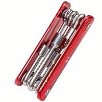 Juego De Herramientas Portátil Con Funda Llavero Plegable Multifuncional Para El Hogar Y Exteriores 6 Pulgadas Material De Acero Cromo Vanadio - details 2