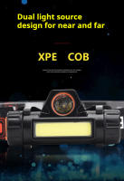 Linterna Frontal LED Recargable Para Pesca Y Camping Con Luz XPE COB Y Imán Fuerte Super Brillante Resistente Al Agua Para Exteriores - details 5