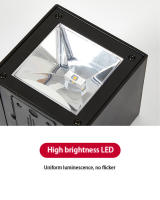 Lámpara De Pared Solar LED Exterior IP65 Impermeable Con Sensor De Luz Para Jardín Patio Balcón Decoración De Valla Moderno - details 8