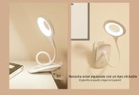 Lámpara De Escritorio LED Con Clip Y Carga USB Batería De Litio Integrada Iluminación Táctil Para Estudio Lectura - details 2