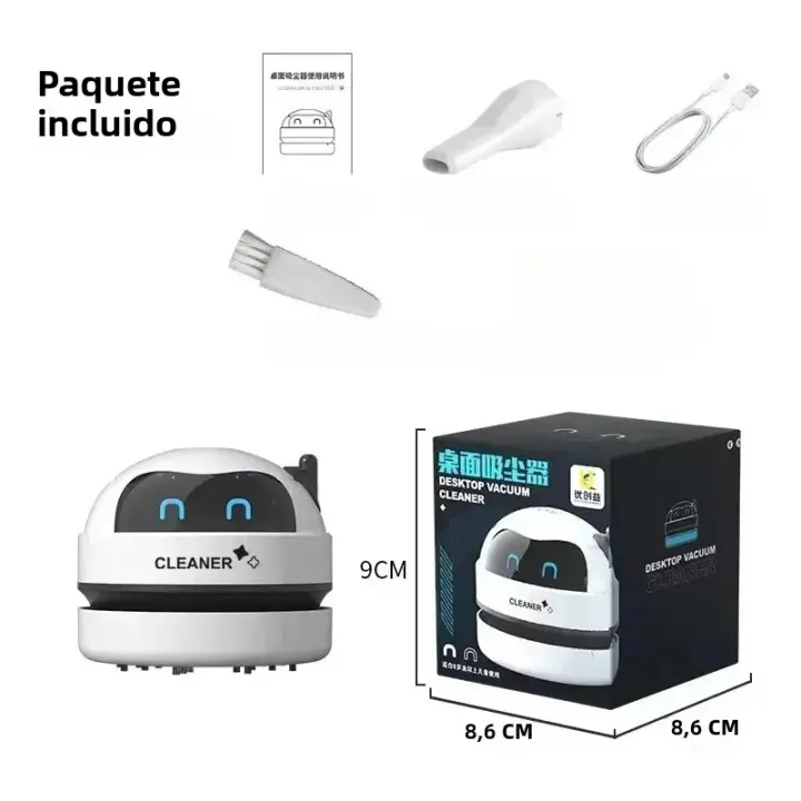 Aspiradora De Escritorio Mini Wireless Portátil Recargable Para Estudiantes Y Hogar Regalo De Stationery Función De Succión Capacidad De La Caja De Polvo 0.5 L Tamaño 300*300*75 Mm - 1