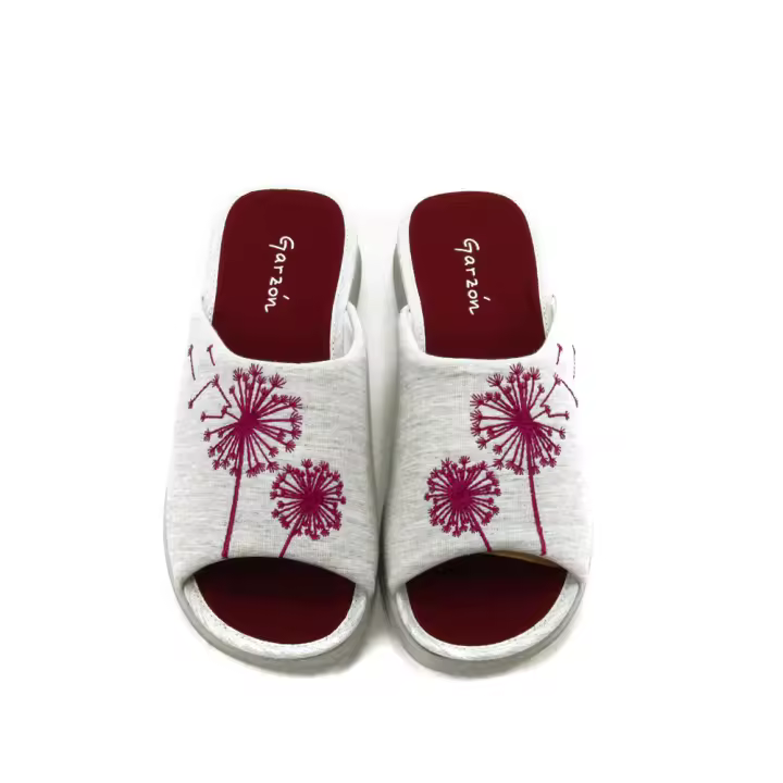 Garzón mod. 2534.119 zapatilla casa para mujer en tejido, sin cordones - 1