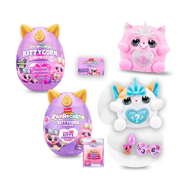RAINBOCORNS - Pack Doble Huevo Sorpresa Kittycorn Serie 2 | ¡Descubre la Magia y Colecciona a Todos! - 1