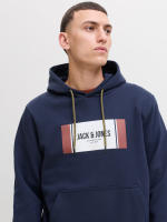 Jack & Jones hombre Sudadera con Capucha y Bolso Frontal Mod JJHAYATO  Moda Casual Informal Otoño Invierno REF 278614 - details 4