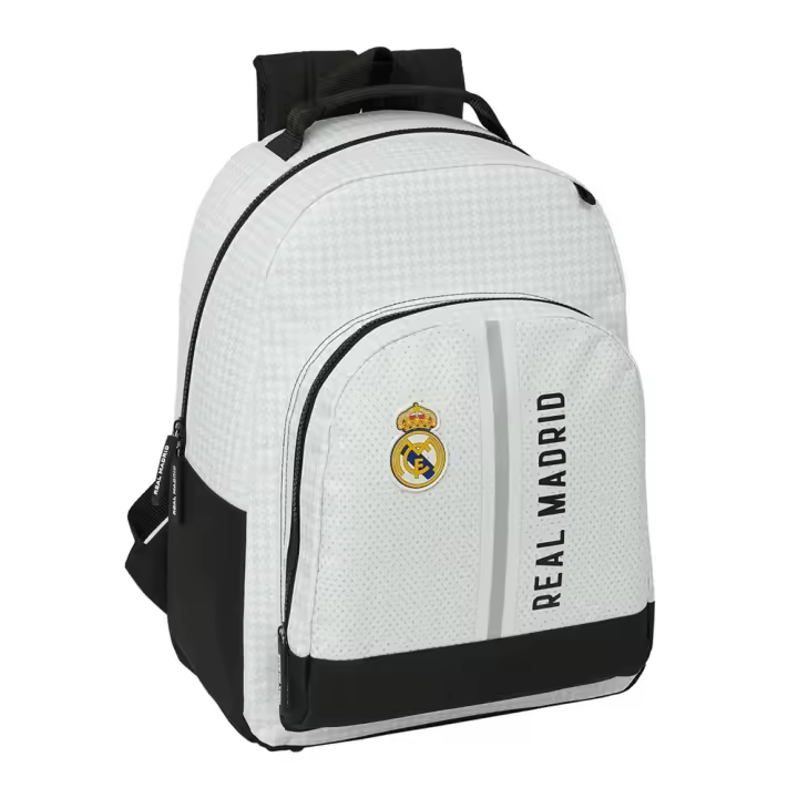 MOCHILA SAFTA PROTECTION REAL MADRID 1ª EQUIP. 24/25 32X42X15 CM (Safta 612454305) - 1