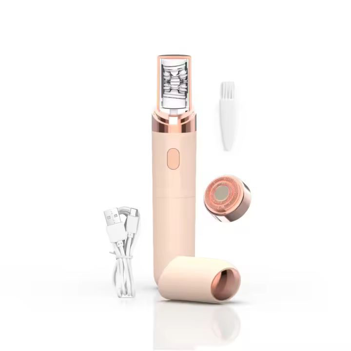 Recortador de cejas eléctrico 2 en 1, afeitadora para mujer, lápiz labial, recortador de cejas para mujer, artefacto recortador de cejas eléctrico - 1