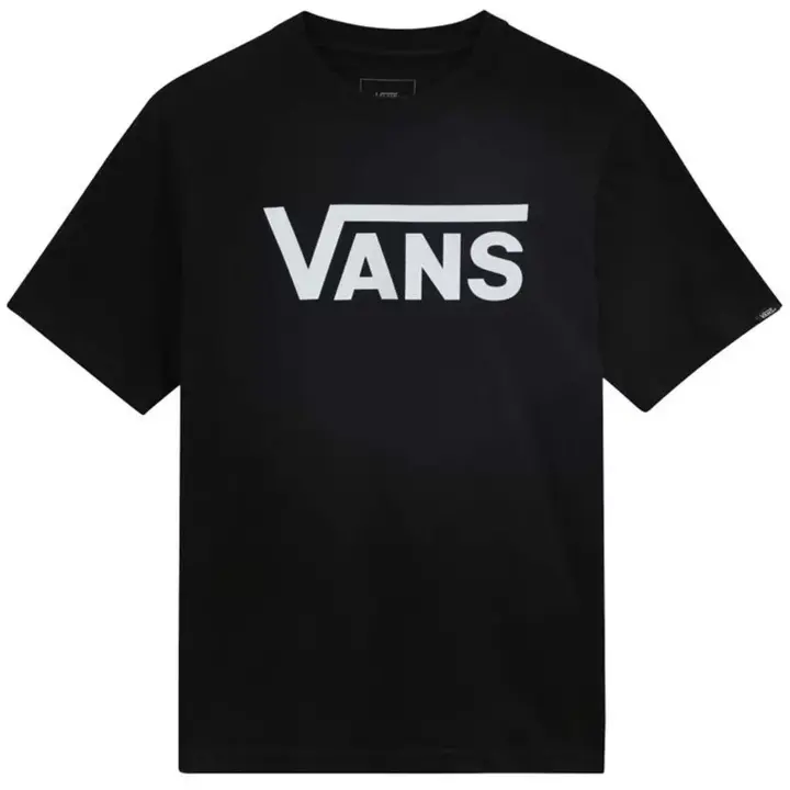 Camiseta de Manga Corta Vans Classic para niños unisex en color negro - 1