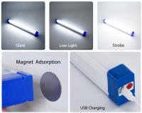 Lámpara De Noche LED Recargable Para Fotografía Y Vlog Lámpara De Colgante Mano Portátil Iluminación De Rellenar Para Transmisiones En Vivo Y Uso En Cama - details 6