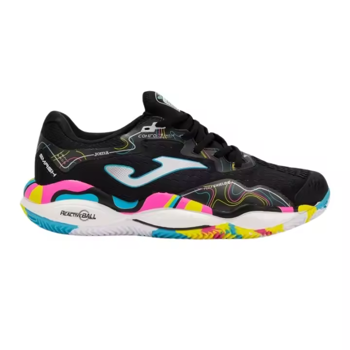 Zapatillas Joma Smash 2591 Negro Multicolor - 1