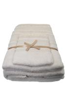 Juego de Toallas de Lujo con Puntilla de Crochet Marfil- 100% Algodón Portugués, 500 g/m² - Set de 3 Toallas Absorbentes y Elegantes para Decorar tu Baño - Marca: Mommata - details 5