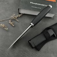 Cuchillo De Caza Portátil Con Hoja D2 Y Mango G10 Alta Dureza 0006 Herramienta Táctica De Camping EDC Con Funda Kydex - details 11