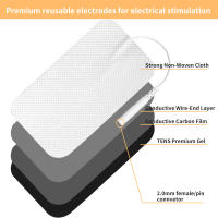 10/20 kpl elektrodilappu EMS Digital Therapy Lihas Hierontalaite Fysioterapia Akupunktio ja Moxabustion TENS-tarvikkeet - tiedot 7