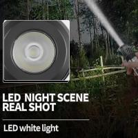 Linterna LED portátil para acampar, impermeable, recargable por USB, minilinterna, kit de supervivencia para interiores y exteriores, luz de emergencia para el hogar con dos niveles de brillo, ideal para cortes de energía, senderismo y huracanes - details 2