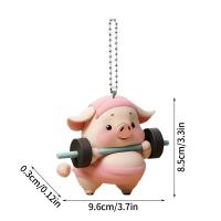 Colgante Decorativo De Cerdo Acrílico 2D Interesante Para Llaveros Y Amigos Regalo Divertido Y Moderno De Animal - details 11