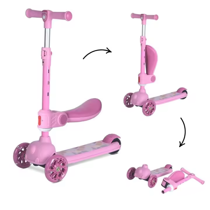 LORELLI Patinete infantil JETSTER PLUS con asiento abatible de Lorelli - 1