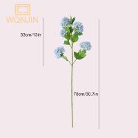 1PC Hiedra De Simulación Con 5 Cabezas De Almohadillas Decoración De Hogar Para Sala De Estar Artesanía De Flores Artificiales Serie Forestal - details 4
