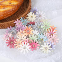 10/20/50Pcs Flores Artificiales De Girasol Mini 4cm Cabezas De Flor De Seda Para Decoración De Casamiento Y Hogar Accesorios Para Corona De Novia - details 3
