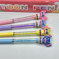 Bolígrafo De Punto De Lápiz Disney Stitch 12/48pcs Anime Lindo Diamante Color Lilo & Stitch 0.7mm Azul Para Estudiantes Regalo De Papelería - details 7