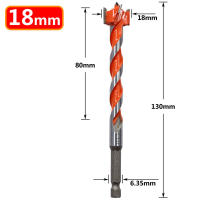 Broca De Trazado De Agujeros Para Madera Con Mango Hexagonal Y Punta De Aluminio 1PC Herramienta De Carpintería Extensa Para Aberturas De Puertas Y Tablas - details 2