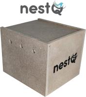 Nido Madera nestQ para Exoticos con Viruta Cama 15 cm x 13.5 cm x 12 cm, Diamantes Mandarin, de Gould, Babero, Papagayo, Moteado, Ruficaudo, Bichenov, Modesto, Pico Plata, Tricolor, Isabelita de Japon - details 1