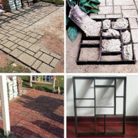Molde De Cemento Para Paving DIY Plástico Y Concreto Piedra De Pasos Reutilizable Hacer Calle Manualmente Molde De Calle - details 9