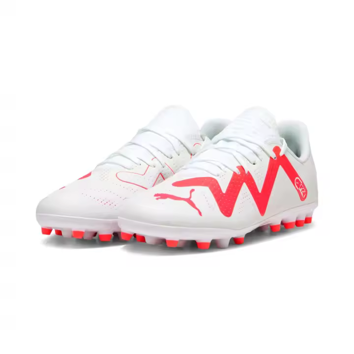 Puma Bota Futbol FUTURE PLAY Junior Blanco Rosa - 1