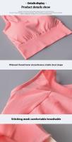 Sudadera Deportiva De Gran Tamaño Con Espalda Malla Absorbedora De Choque Pode Ser Usada Fuera Del Interior Quick Dry Yoga Fitness - details 5