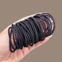 100 Piezas De Cinturones Elásticos De Cabello Con Ajuste Cómodo Y Sin Pliegues Para Cabello Grueso Durable Y Estirable Perfectos Para Mujeres Y Adolescentes - details 2
