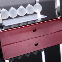 Juguete Educativo De Escritorio Newton's Cradle Regalo Para El Desarrollo Temprano Con Bolas De Metal Y Plástico Estilo Moderno - details 10