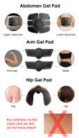 Estimulador Muscular Eléctrico EMS Para Fitness Elevación De Glúteos Abdomen Brazos Piernas Y Caderas Máquina De Modelado Corporal Y Pérdida De Peso Con Masajeador - details 3