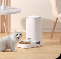 ROJECO 4L Dispensador De Alimentos Para Mascotas Automático Con Botón Control Inteligente Para Gatos Y Perros Alimentos Secos - details 3