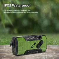 Radio portátil Power Bank Radio meteorológica de emergencia con NOAA/AM/FM USB/solar/manivela de carga alarma SOS y linterna, Radio meteorológica de emergencia - details 5