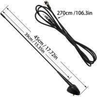 Kit de Antena de radio FM para Techo de coche (Base + mástil) + Cable de Antena para Peugeot Boxer 2001-2011 Citroën Relay 2001-2011 Fiat Punto - details 2