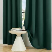 Cortina De Negocios 1Pc Color Sólido Negro Bloqueo De Luz Para Dormitorio Cocina Sala De Estar Decoración De Habitaciones - details 30