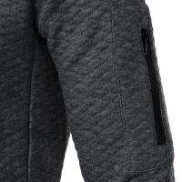 Sudadera Casual Para Hombre Con Cierre De Cremallera Y Collarín De Stand Waffle Para Otoño E Invierno Material Poliéster - details 23