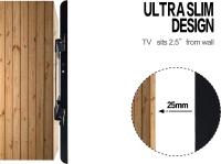 FGNS Soporte de pared universal fijo para monitores o televisores LED, OLED, LCD, Plasma de 26" hasta 42",Soporte de Televisores en Pared con Carga de 45 kg, VESA máx. 400 x 400 mm, Negro - details 1