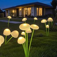 Luces Solares Para Jardín En Forma De Amanita Dual Modo LED Impermeables Para Decoración De Jardín Patio Camino Jellyfish Para Ambiente De Jardín - details 0