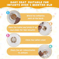 Asiento Inflable Plegable Para Bebé Silla Inflable Ligera Y Transpirable Para Niños Mayores De 3 Meses Silla Portátil Para Bebés - details 1