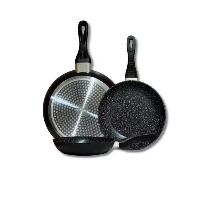 Juego de 3 Sartenes  SWISS LINE Antiadherentes para Todas las Cocinas - Gas, Vitrocerámica E Inducción | Libre de PFOA - 1