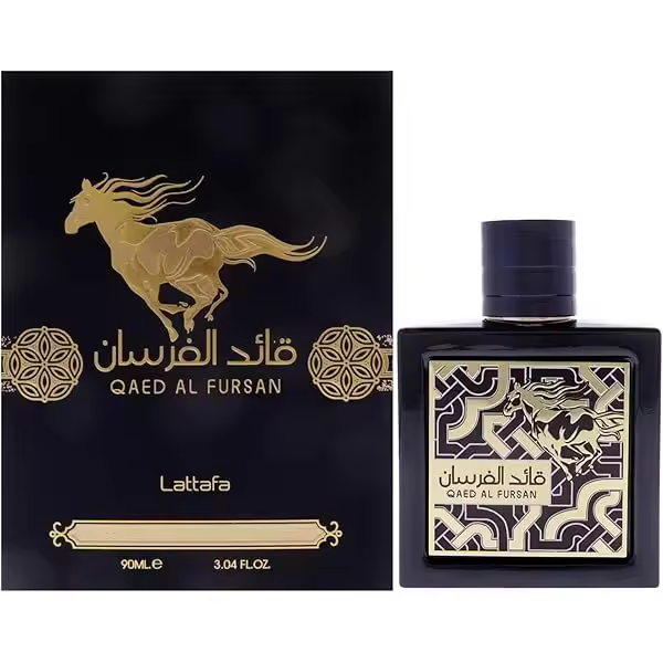 Qaed Al Fursan de Lattafa: Perfume Árabe 100% Original para Hombres que Encarna la Elegancia y la Fuerza con una Fragancia Oriental Única y Atemporal - 1