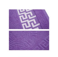 Juego de Toallas de Baño Versaci 3 Piezas. Calidad Rizo 100 % Algodon Egipcio 600 gr. Lisas. 3 Tamaños Tocador Lavabo y Ducha Sabana.30x50 cm.50x100 cm.100x150 cm. Fabricantes en Portugal - details 1