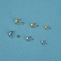 100pcs Conector De Acero Inoxidable Galvanizado Amarillo Para Pulseras Collares Cadenas Suministros De Joyería DIY Hebilla De Cierre De Bola Doble Posicionamiento - details 7